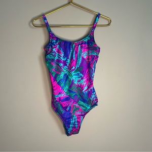 Neon 80's Maxine‎ of Hollywood One Piece Swimsuit